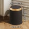 Modern DoubleLayer PressTop Trash Bin White Black Waste Basket For Bathroom Office Bedroom 5