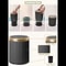 Modern DoubleLayer PressTop Trash Bin White Black Waste Basket For Bathroom Office Bedroom 3
