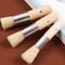3PCS Wooden Stencil Brush Set Natural Bristle Paint Brushes For Acrylic Wood Oil Painting 0