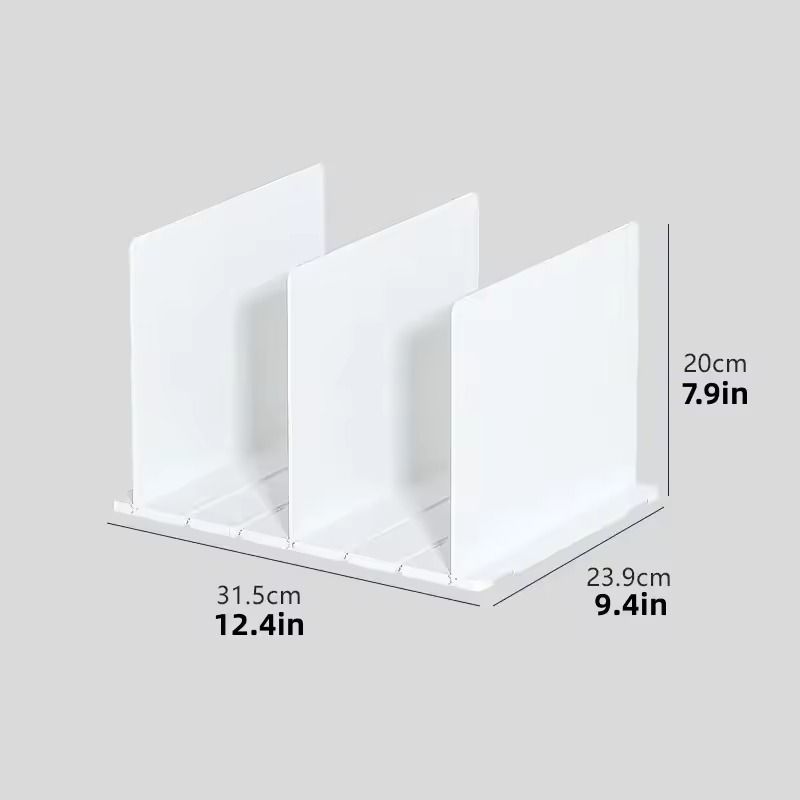 Adjustable Closet Shelf Dividers Purse Bookshelf Organizers For Bedroom Office 3