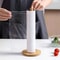 Wooden Freestanding Paper Towel Holder Kitchen Dining Room Tissue Roll Dispenser 2