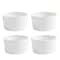 Premium Ceramic Striped Bowls HeatResistant NonStick Dessert Snack Serving Bowls 6
