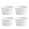 Premium Ceramic Striped Bowls HeatResistant NonStick Dessert Snack Serving Bowls 6