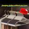 10PCS AntiSlip Clothes Hangers NonMarking Design With Rotating Metal Hook For Home Dorm 0