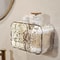 Multifunctional Glacier Pattern Makeup Organizer For Bathroom Storage 6