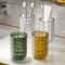Light Luxury Transparent Mouthwash Cup With Glacier Pattern Toothbrush Cup For Home Couples 3