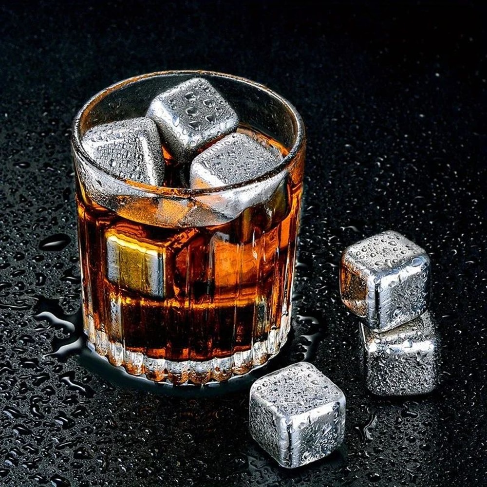 Stainless Steel Whiskey Stones Reusable Ice Cubes For Whisky Beer Wine 468 PCS 0