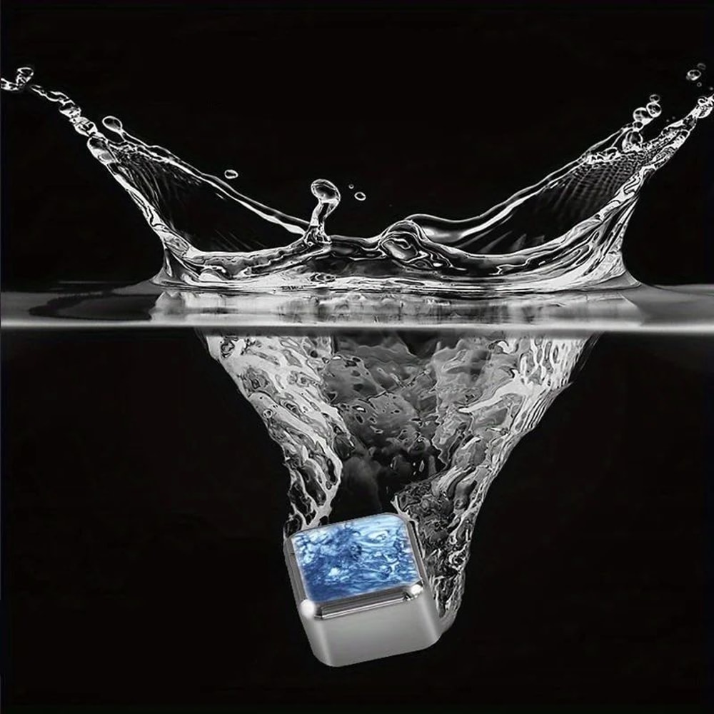 Stainless Steel Whiskey Stones Reusable Ice Cubes For Whisky Beer Wine 468 PCS 2