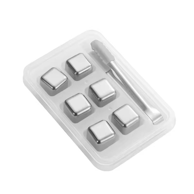 Stainless Steel Whiskey Stones Reusable Ice Cubes For Whisky Beer Wine 468 PCS 9