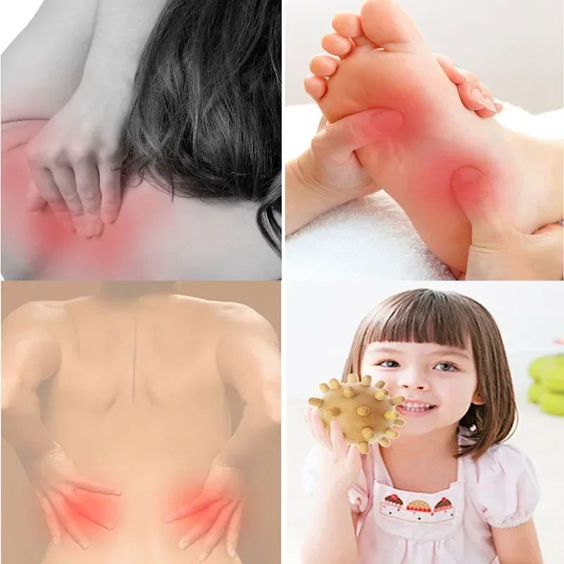 Wooden Foot Roller Massager Acupressure Tool For Plantar Fasciitis Foot Arch Pain 5