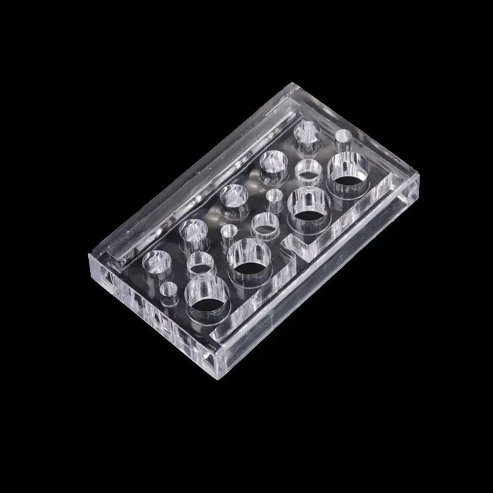 Acrylic Tattoo Ink Cup Stand Holder Permanent Makeup Microblading Pigment Organizer 15