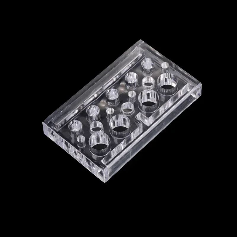 Acrylic Tattoo Ink Cup Stand Holder Permanent Makeup Microblading Pigment Organizer 15