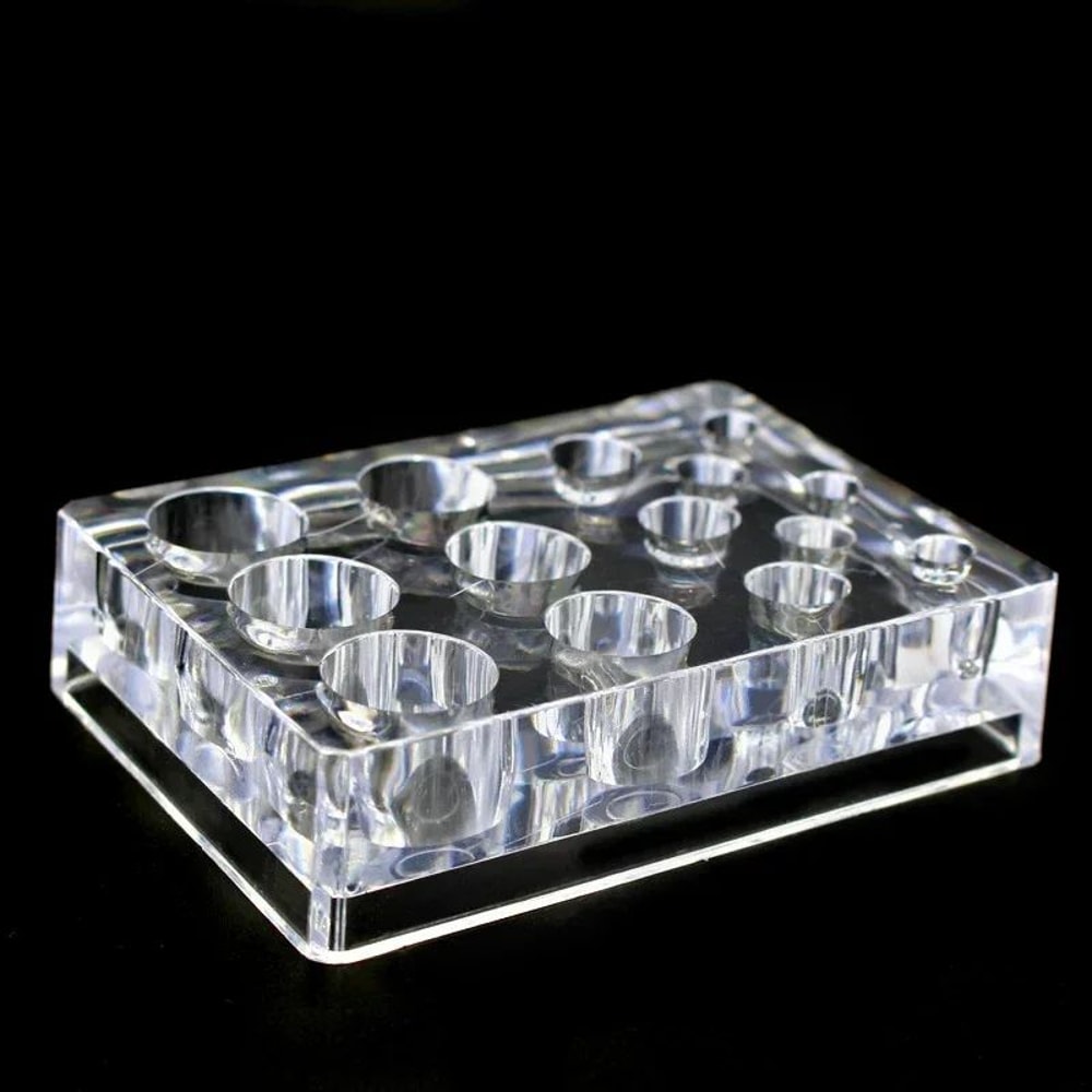 Acrylic Tattoo Ink Cup Stand Holder Permanent Makeup Microblading Pigment Organizer 11
