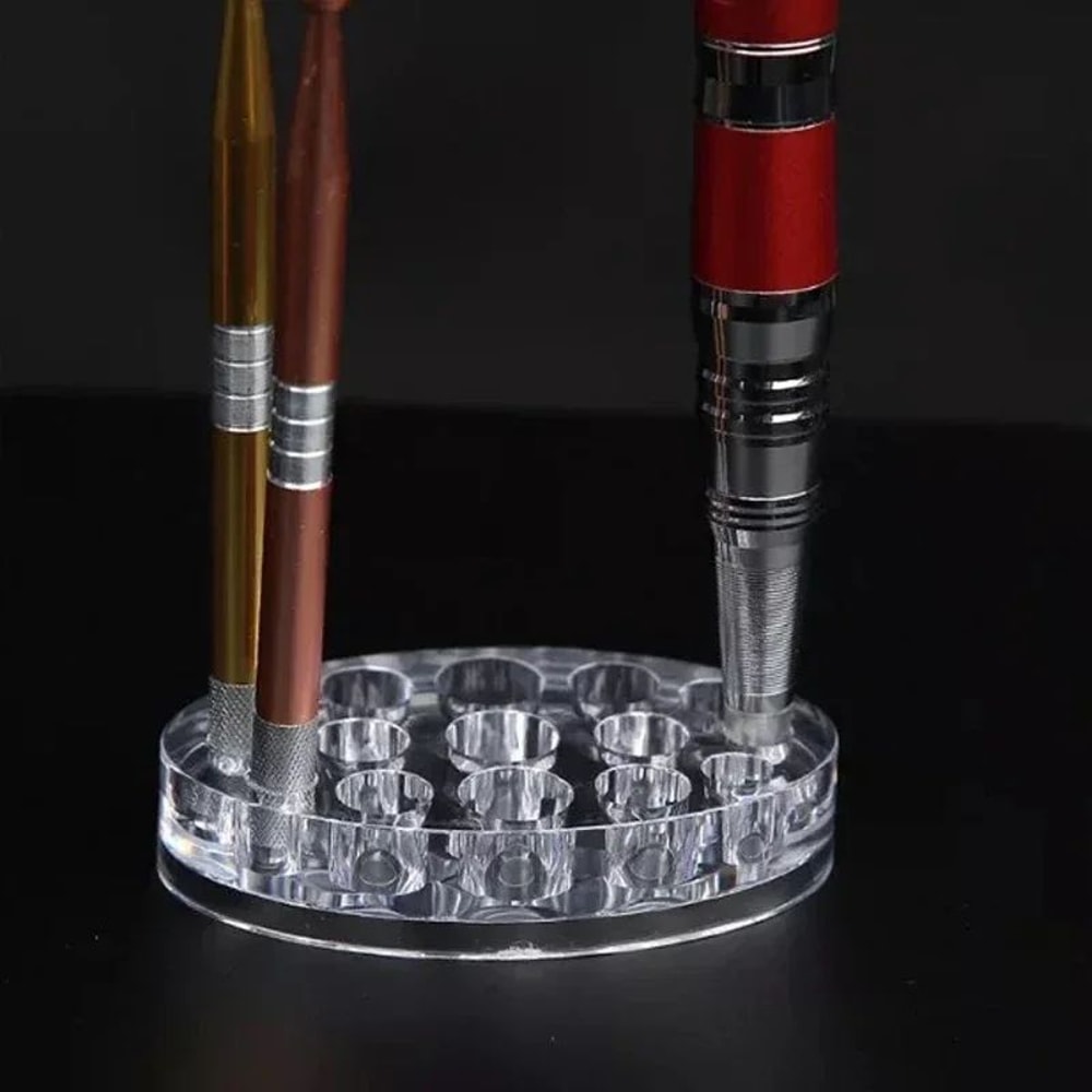 Acrylic Tattoo Ink Cup Stand Holder Permanent Makeup Microblading Pigment Organizer 2