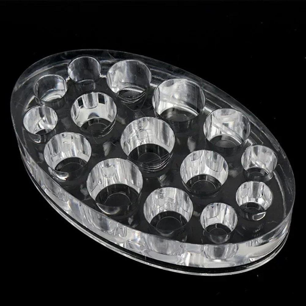 Acrylic Tattoo Ink Cup Stand Holder Permanent Makeup Microblading Pigment Organizer 4