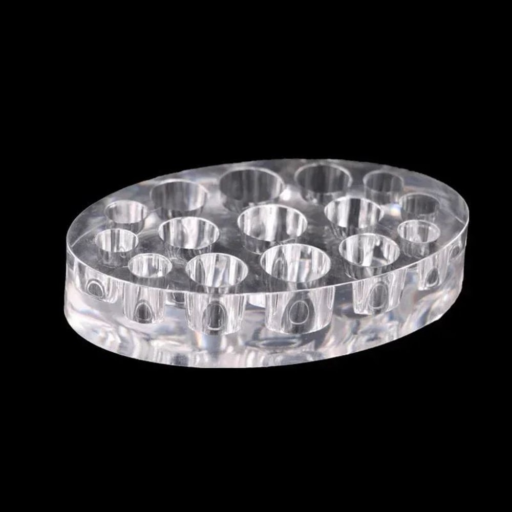 Acrylic Tattoo Ink Cup Stand Holder Permanent Makeup Microblading Pigment Organizer 13
