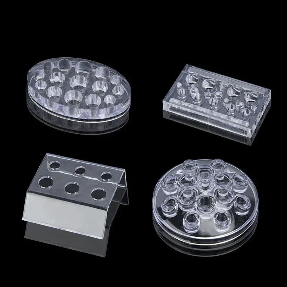 Acrylic Tattoo Ink Cup Stand Holder Permanent Makeup Microblading Pigment Organizer 0