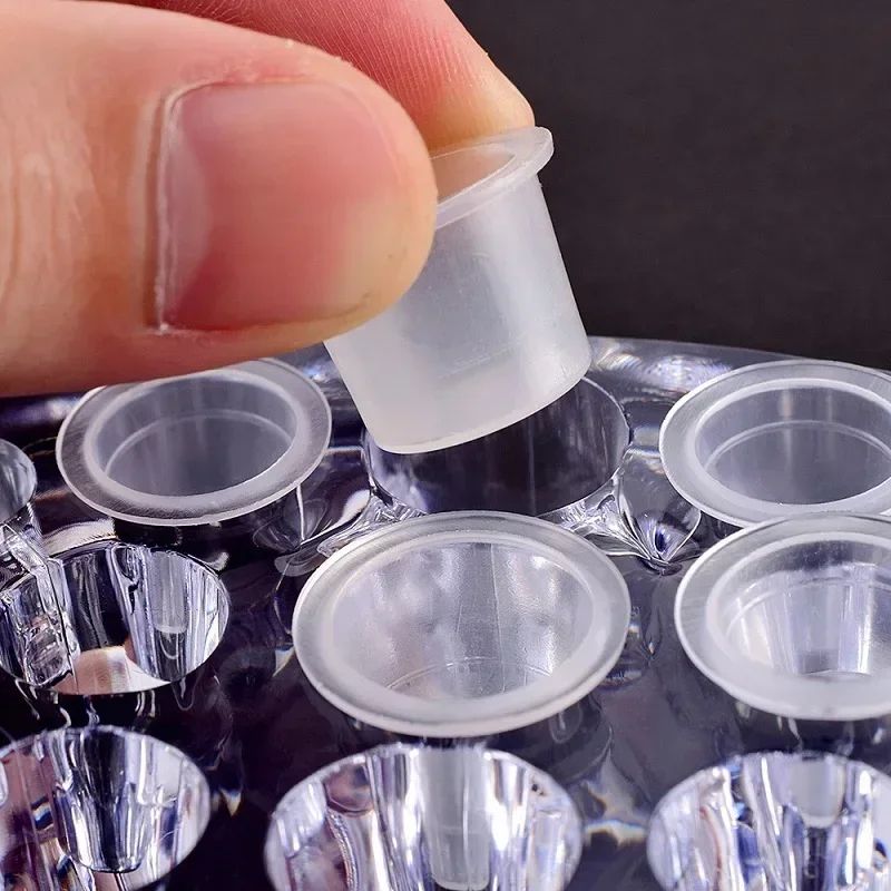 Acrylic Tattoo Ink Cup Stand Holder Permanent Makeup Microblading Pigment Organizer 1