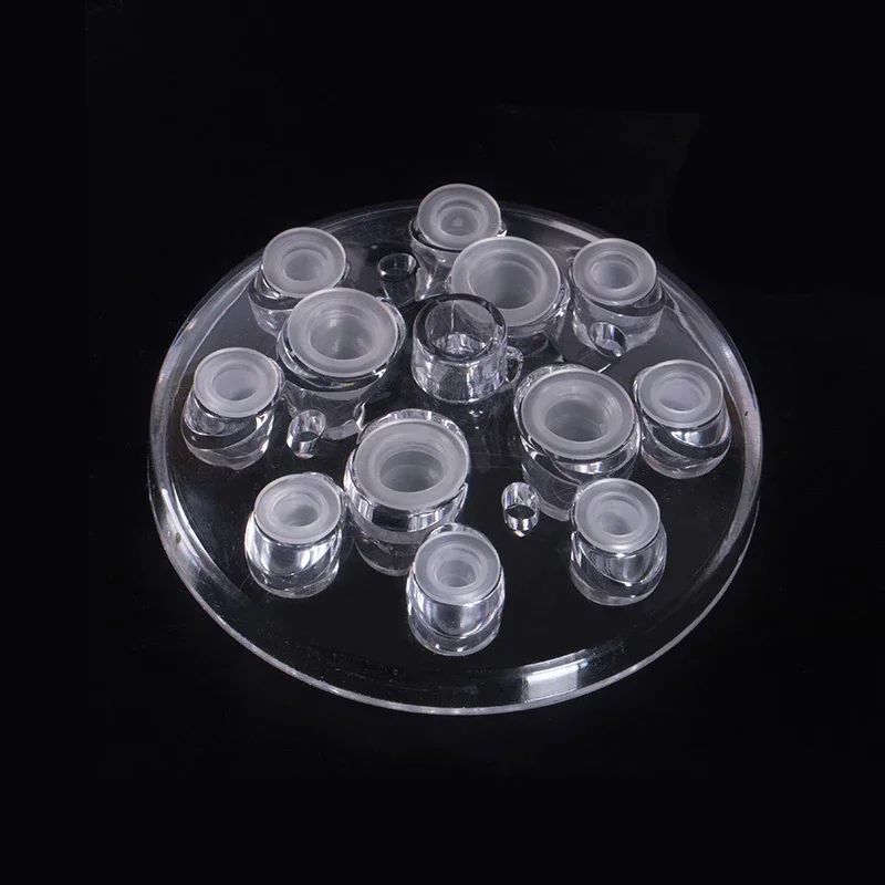 Acrylic Tattoo Ink Cup Stand Holder Permanent Makeup Microblading Pigment Organizer 14