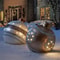 Outdoor Christmas Inflatable Decor Ball 60cm Giant PVC Ornament For Holiday Decor 0