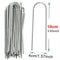 UType Galvanized Turf Staples Landscape Sod Pins For Securing Artificial Grass Garden Fencing 6