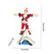 Mini Christmas Resin House Decoration Santa Claus Figurines Lighted Holiday Village Decor 5