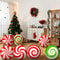 60cm Inflatable Christmas Candy Ball PVC Santa Tree Ornament For Outdoor Holiday Decor 4