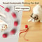 Automatic Rolling Pet Ball With Tail Rechargeable Smart Interactive Toy For Cats Dogs 0