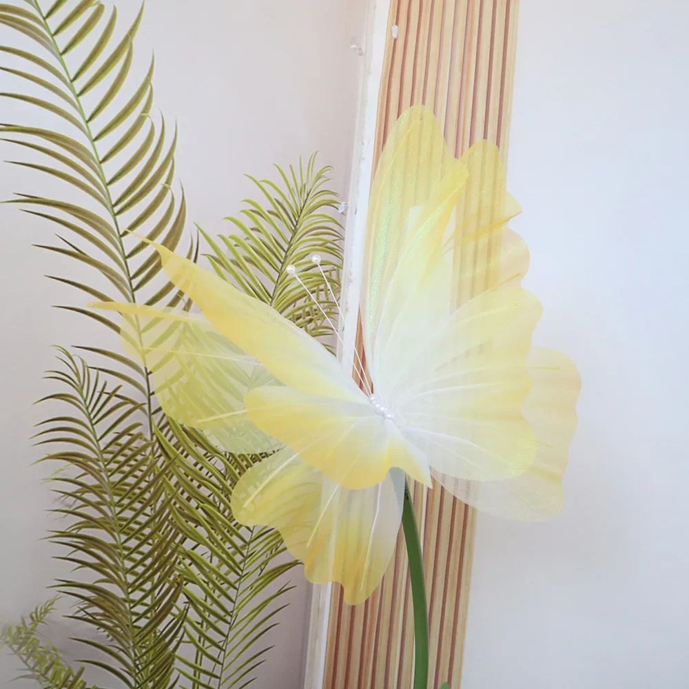 50cm 3D Simulation Butterfly Large Hanging Gauze Decoration For Weddings Festivals Outdoor Displa 22