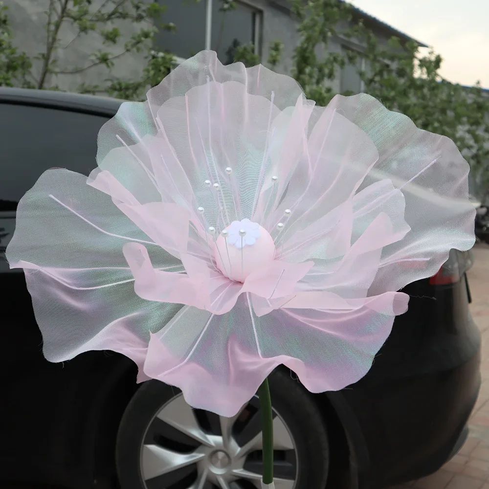 50cm 3D Simulation Butterfly Large Hanging Gauze Decoration For Weddings Festivals Outdoor Displa 12