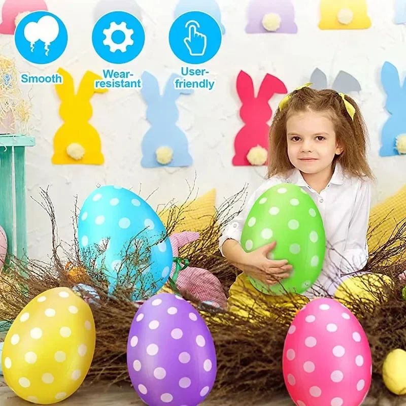 16Inch Giant Easter Egg Inflatable Ornament Outdoor PVC Garden Decoration 2