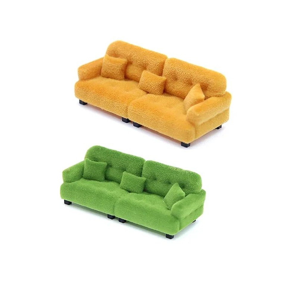 Miniature Living Room Sofa Toy For Dollhouse Accessories 4