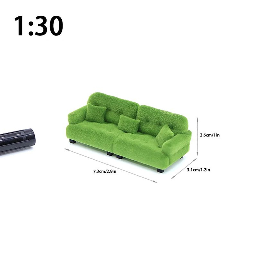 Miniature Living Room Sofa Toy For Dollhouse Accessories 8