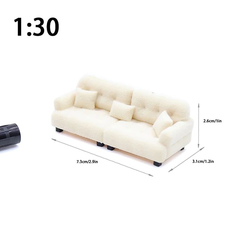 Miniature Living Room Sofa Toy For Dollhouse Accessories 12