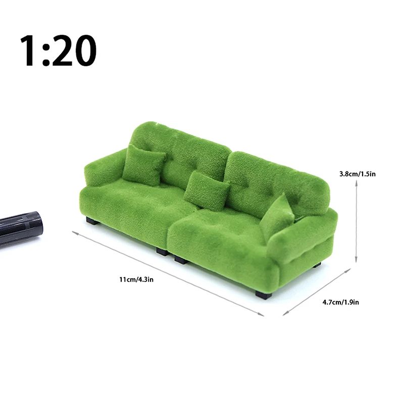 Miniature Living Room Sofa Toy For Dollhouse Accessories 6