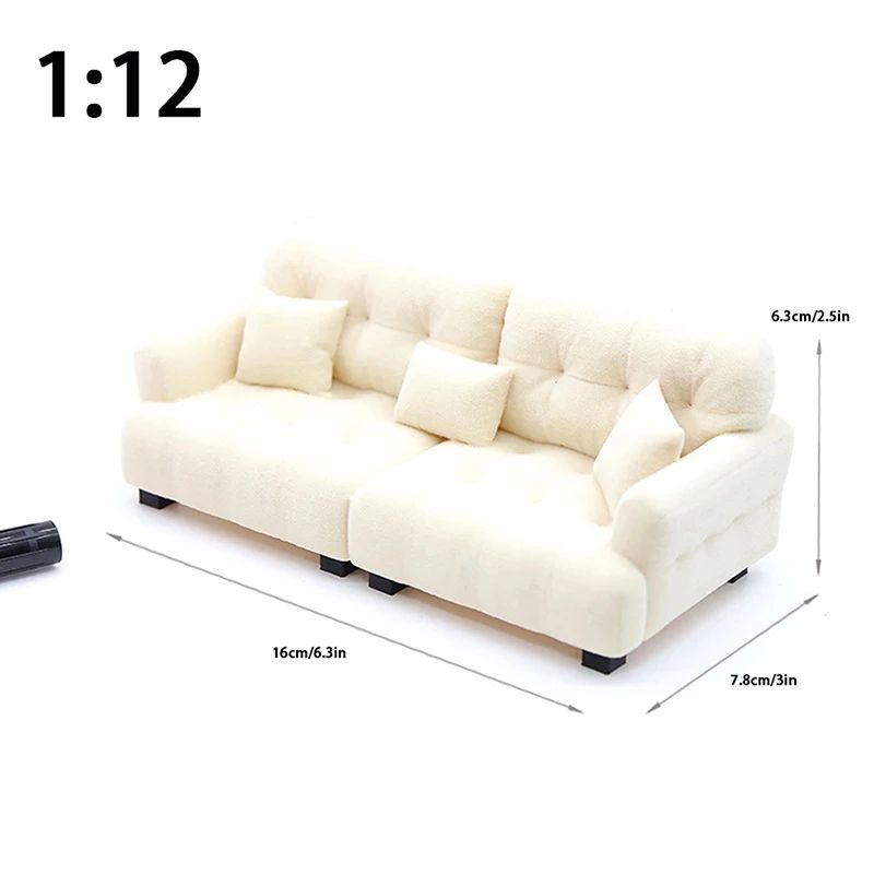 Miniature Living Room Sofa Toy For Dollhouse Accessories 9