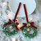 Mini 1 12 Dollhouse Christmas Wreath And Garland Decoration 1