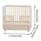 Miniature Baby Crib For 1 12 Dollhouses 4
