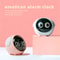 Cute Kids Digital Alarm Clock With Light And Emoji Display 8