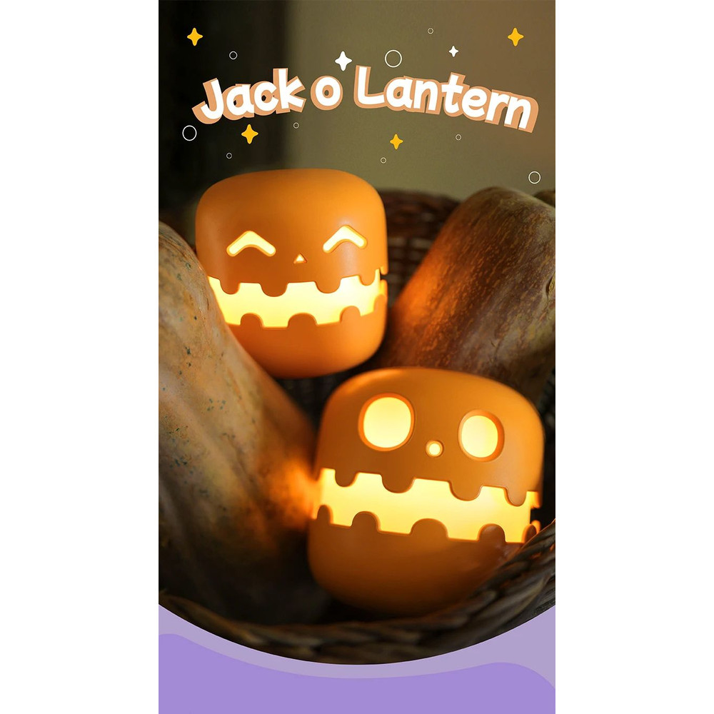 Cute Cartoon Ghost Night Light Rechargeable Bedside Lamp For Kids 6