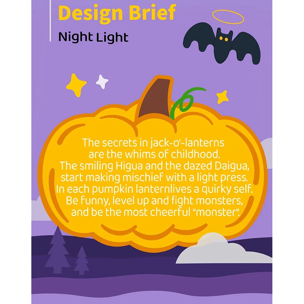 Cute Cartoon Ghost Night Light Rechargeable Bedside Lamp For Kids 7