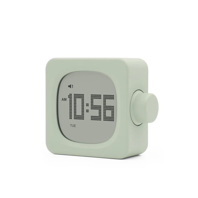 Square Digital LED Alarm Clock With USB Charger Timer 6