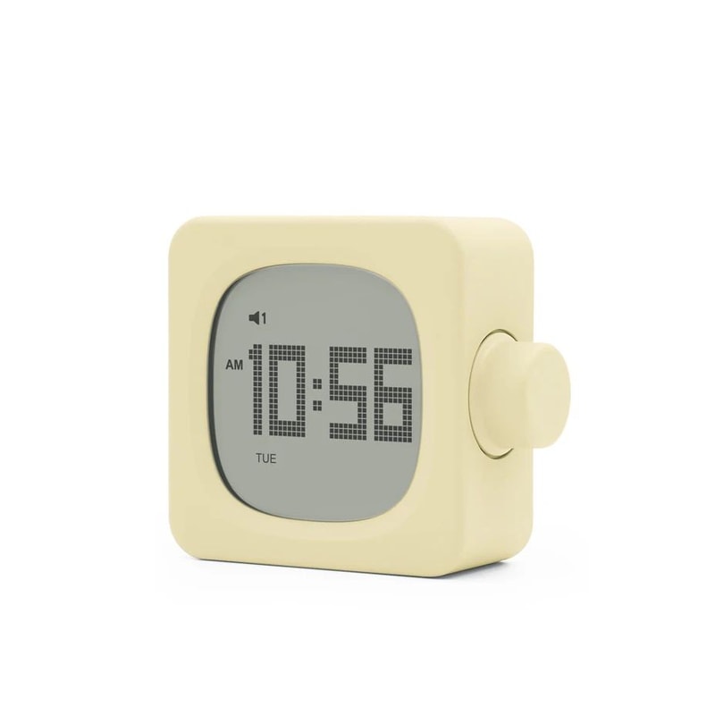 Square Digital LED Alarm Clock With USB Charger Timer 7