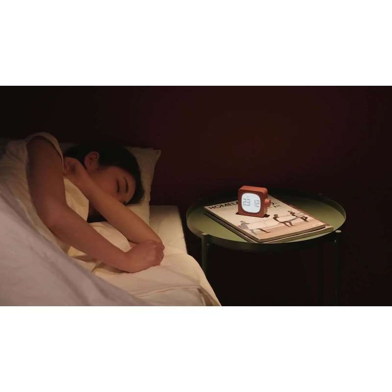 Square Digital LED Alarm Clock With USB Charger Timer 8