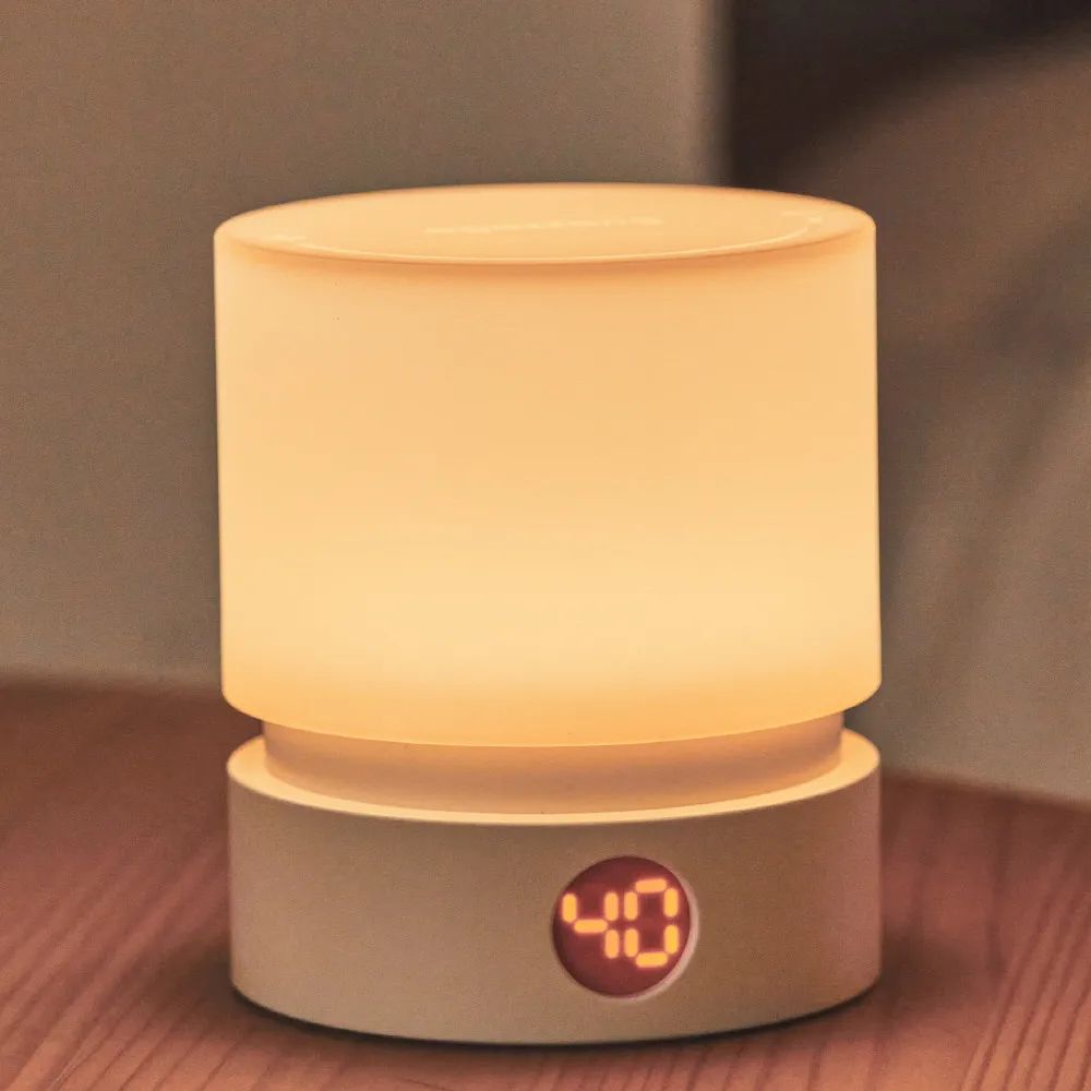Minimalist Rotating LED Night Light Table Desk Lamp With Timer 5
