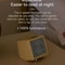Digital LED Alarm Clock With Temperature Display Night Light Multifunctional Bedside Desktop Cloc 18