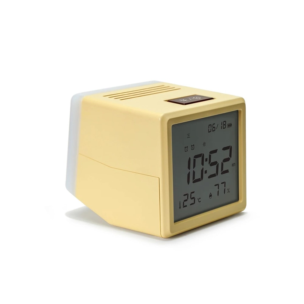 Digital LED Alarm Clock With Temperature Display Night Light Multifunctional Bedside Desktop Cloc 26