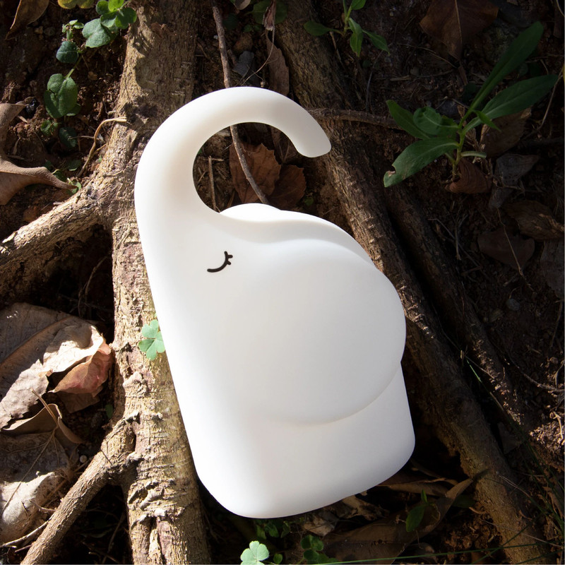 Silicone Elephant Motion Sensor Night Light Hanging Rechargeable LED Lamp 3