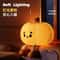 Cute Pumpkin Halloween Night Light Rechargeable LED Lamp With Press Switch 0