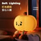 Cute Pumpkin Halloween Night Light Rechargeable LED Lamp With Press Switch 0